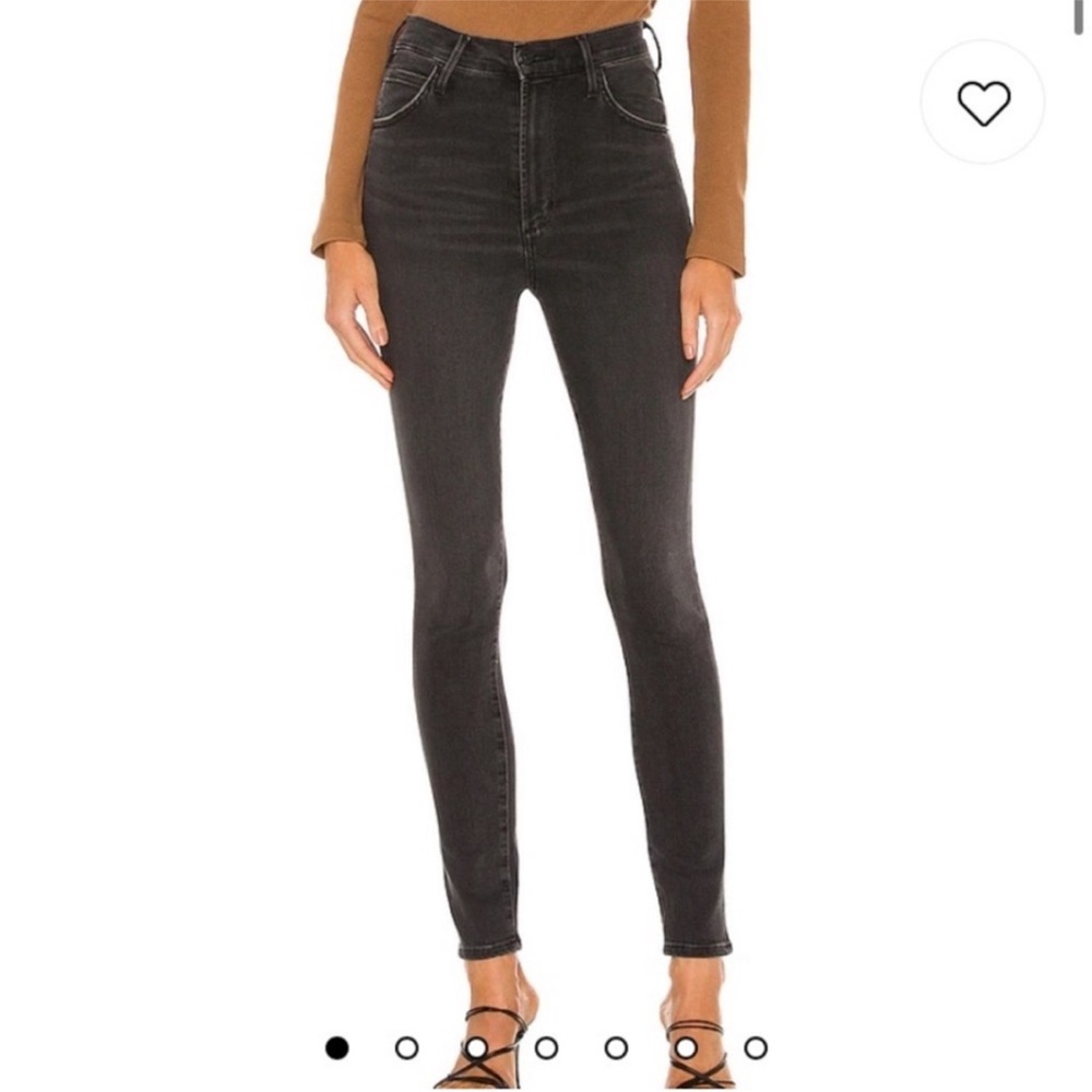 Citizens of Humanity Chrissy Black Skinny Jeans 27